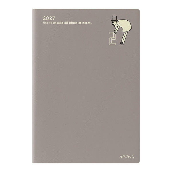 Midori Pocket Diary 2027 - Ojisan - B6
