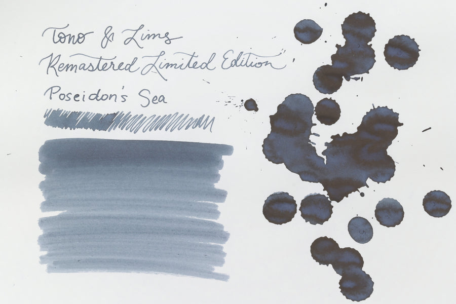 Tono & Lims Ink Bottle - Remastered Limited Edition - Poseidon's Sea - 30ml (Overseas Exclusive)