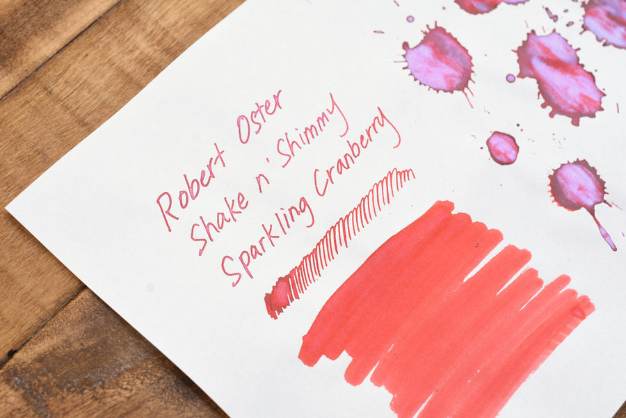 Robert Oster Signature Ink - Shake n' Shimmy - Sparkling Cranberry - 50ml