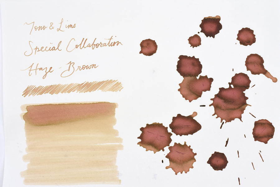 Tono & Lims Ink Bottle - Special Collaboration - Haze(えんか) Brown - 30ml