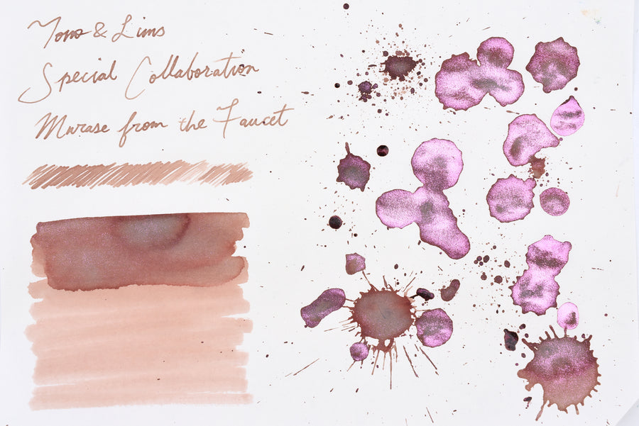 Tono & Lims Ink Bottle - Special Collaboration - Murase from the Faucet (蛇口からむらせ) - 30ml