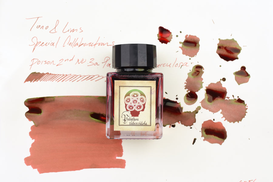 Tono & Lims Glass Pen Ink Bottle - Special Collaboration - Poison 2nd No.3a Palythoa Tuberculosa - 30ml