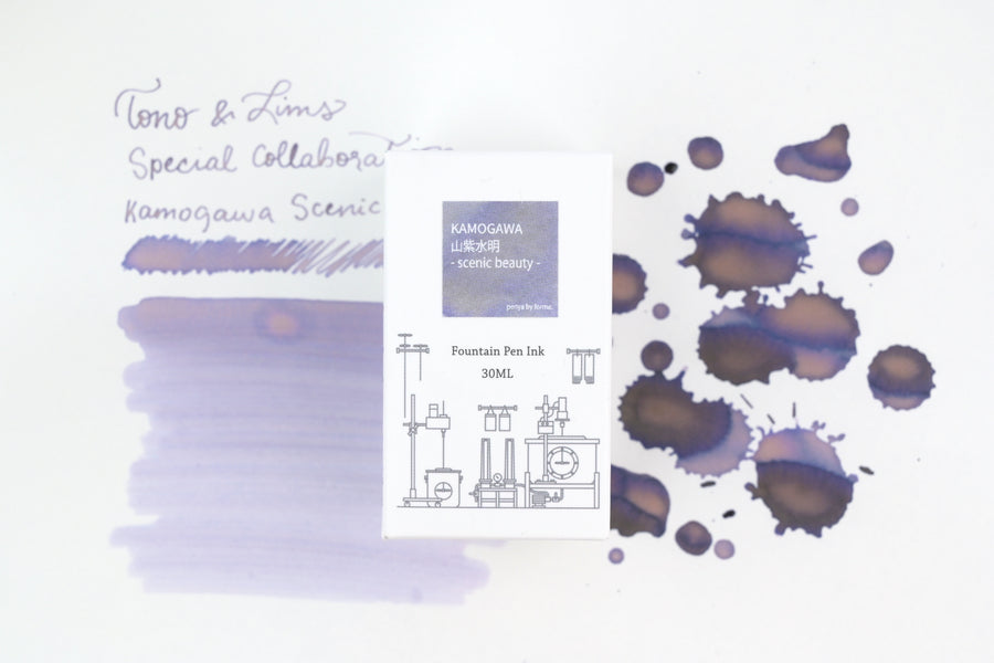 Tono & Lims Ink Bottle - Special Collaboration - Kamogawa 山紫水明 Scenic Beauty - 30ml