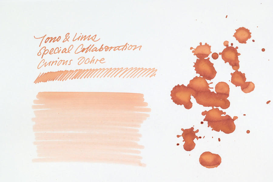 Tono & Lims Ink Bottle - Special Collaboration - Curious Ochre (しりたがりのオークル) - 30ml