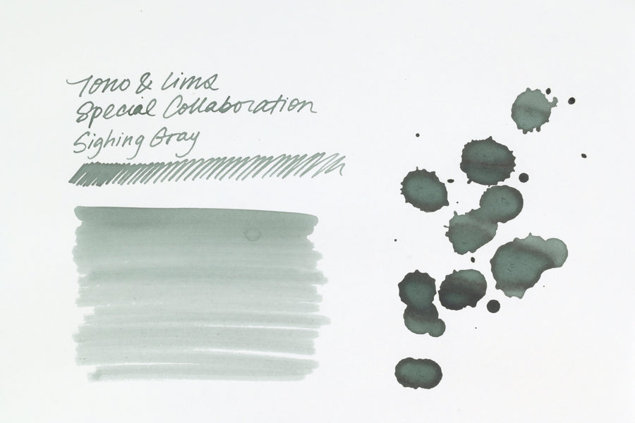Tono & Lims Ink Bottle - Special Collaboration - Sighing Gray (ためいきのグレー) - 30ml
