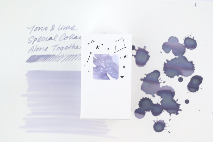 Tono & Lims Ink Bottle - Special Collaboration - Alone Together Gray (ふたりきりのグレー) - 30ml