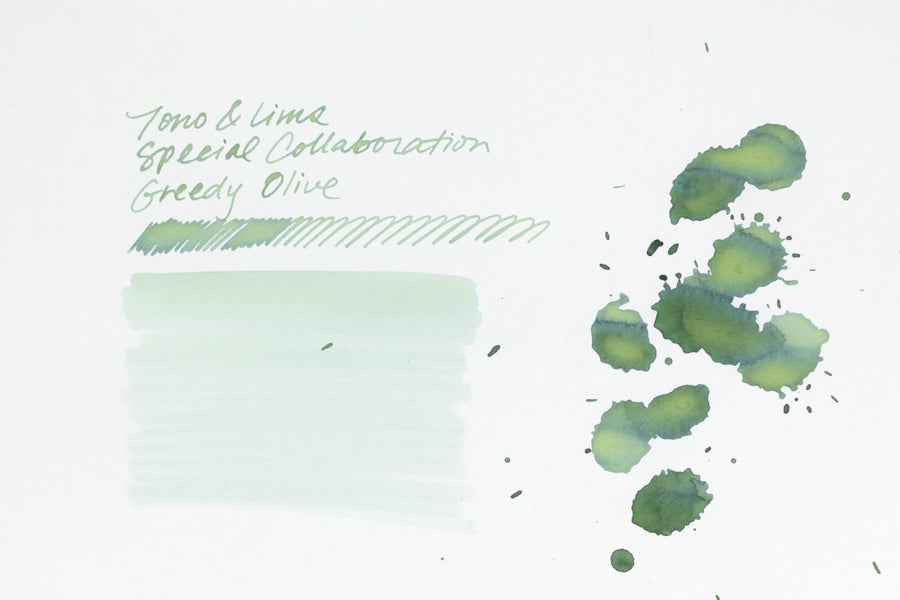 Tono & Lims Ink Bottle - Special Collaboration - Greedy Olive (よくばりなオリーブ) - 30ml