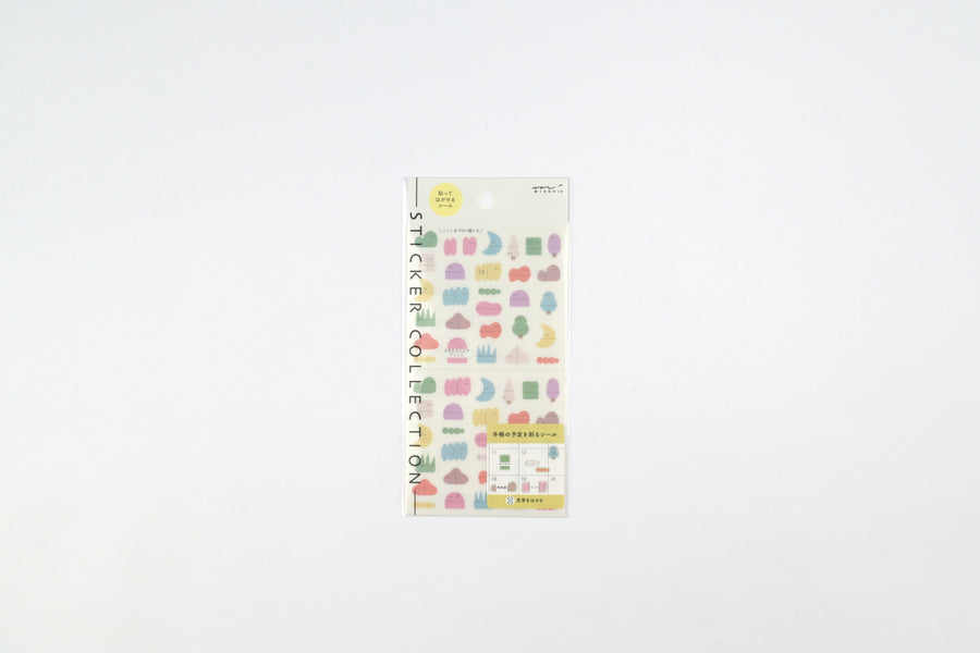 Midori Planner Stickers - New 2027 - Clip-on Loose Pattern