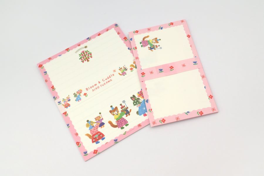 Cozyca - Aiko Fukawa Letter Set - Bloom & Cuddle
