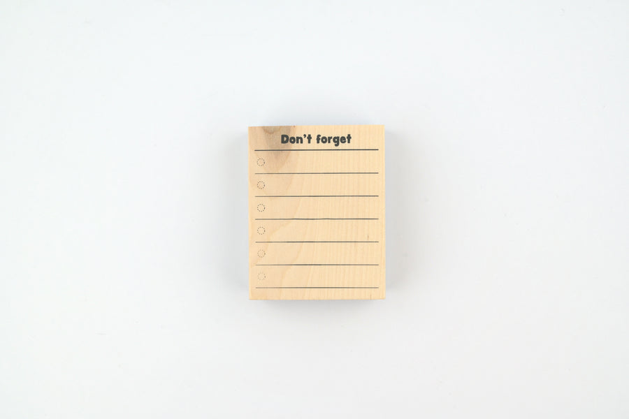 Kodomo No Kao - Planner Stamp Club - Don't forget