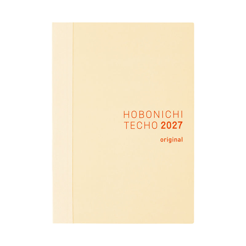 Hobonichi Techo Original 2027 - Japanese Edition - Sunday Start - A6
