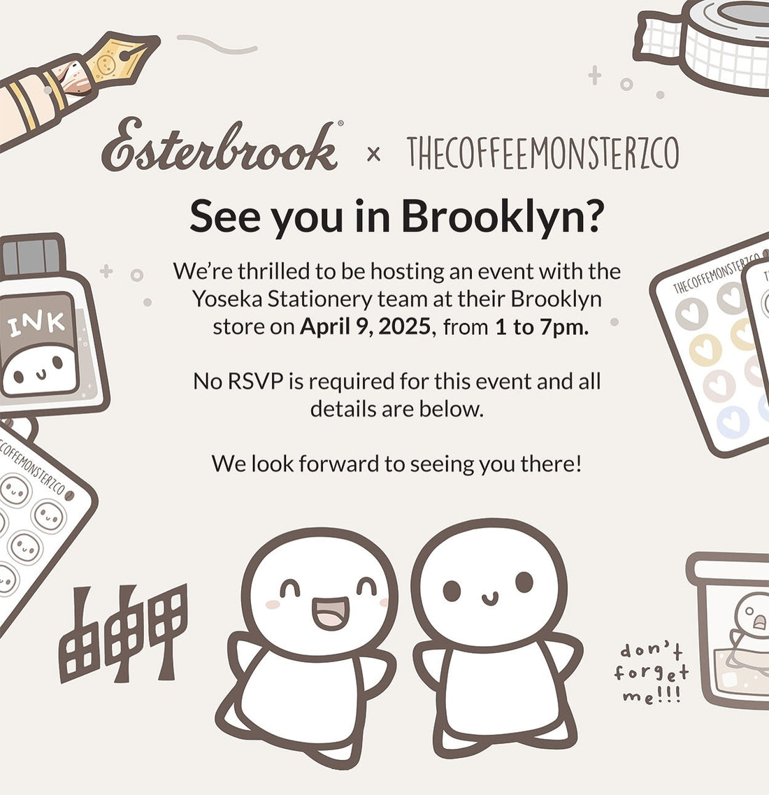 Esterbrook x TheCoffeeMonsterzCo Event