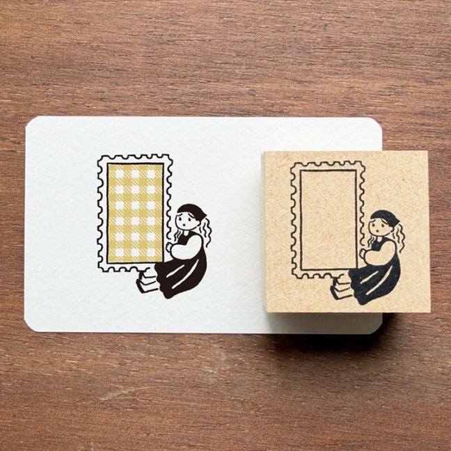 Stamp Marche Rubber Stamp - Labetomo - Girl Stamp (Coming Soon)