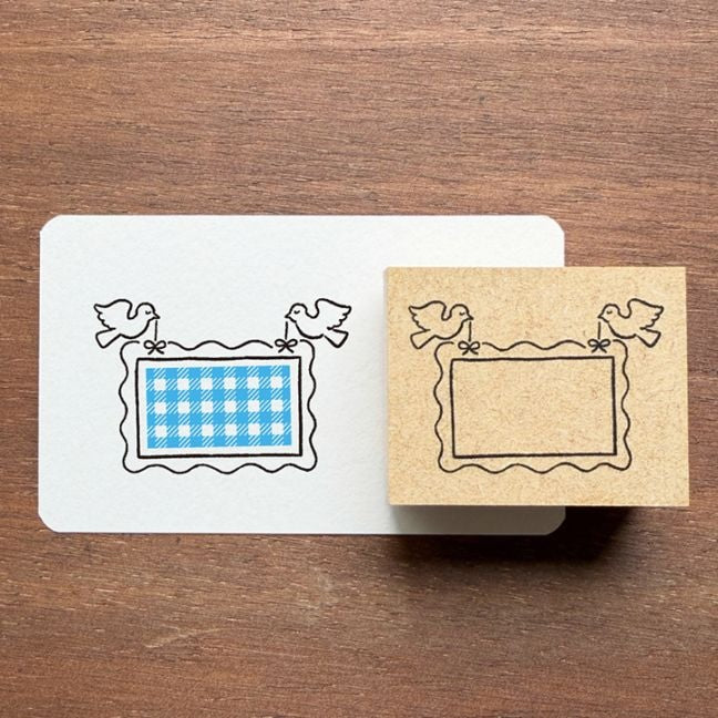 Stamp Marche Rubber Stamp - Labetomo - Bird Frame (Coming Soon)