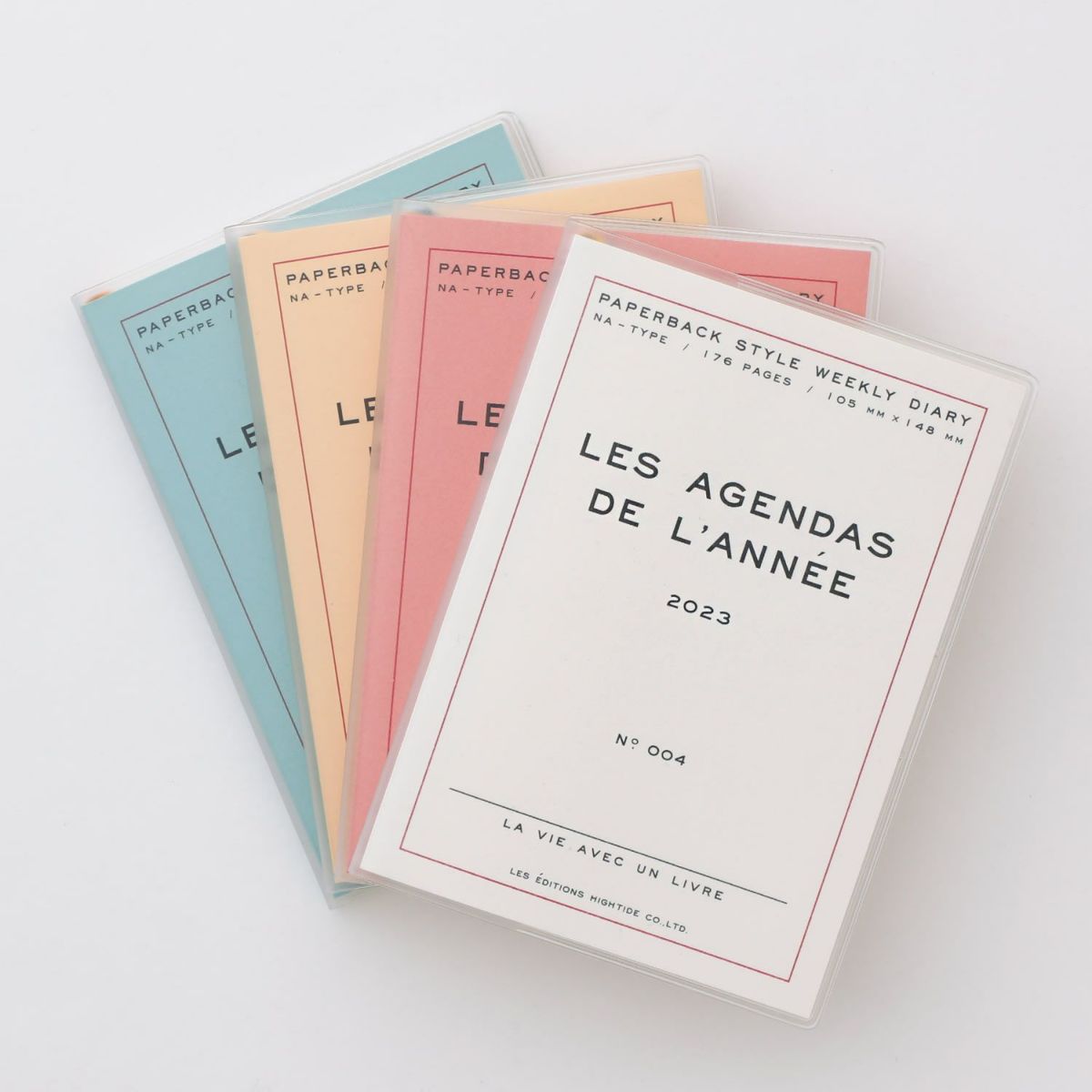Hightide Diary Les Agenda de L'Année 2024 - A6 Block