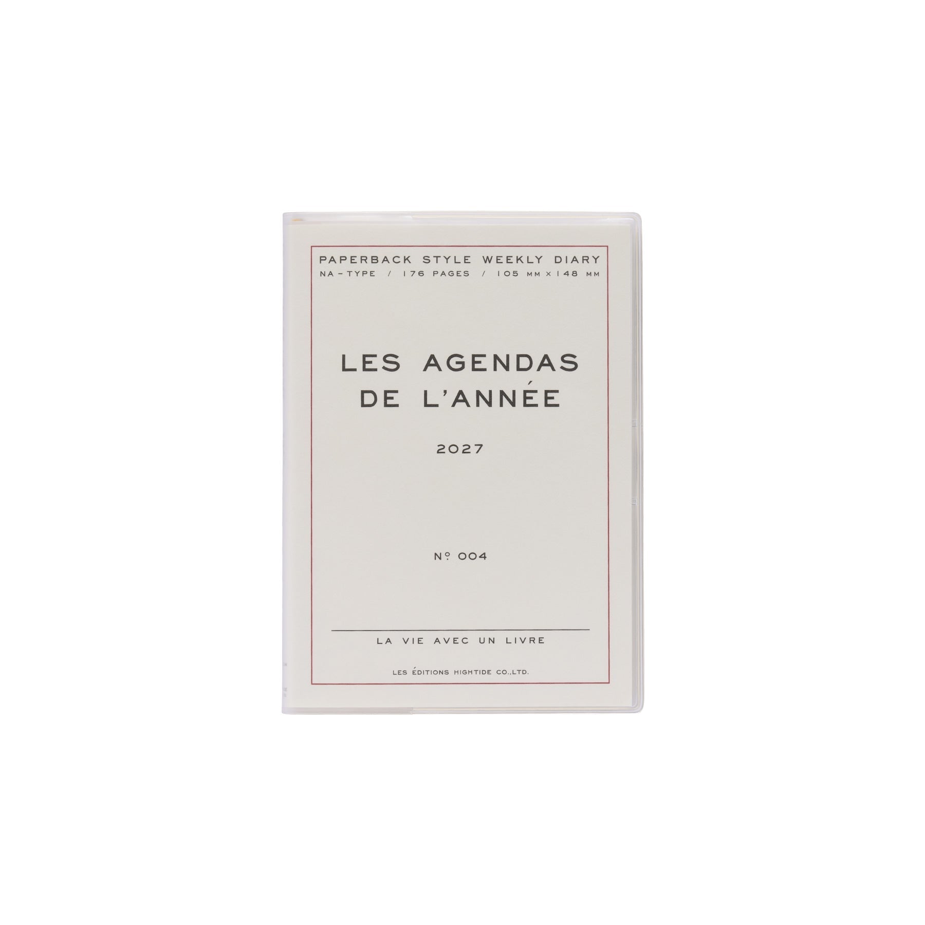 Hightide Weekly Planner Les Agenda de L'Année (Poche) - 2027 - A6 (Coming Soon)
