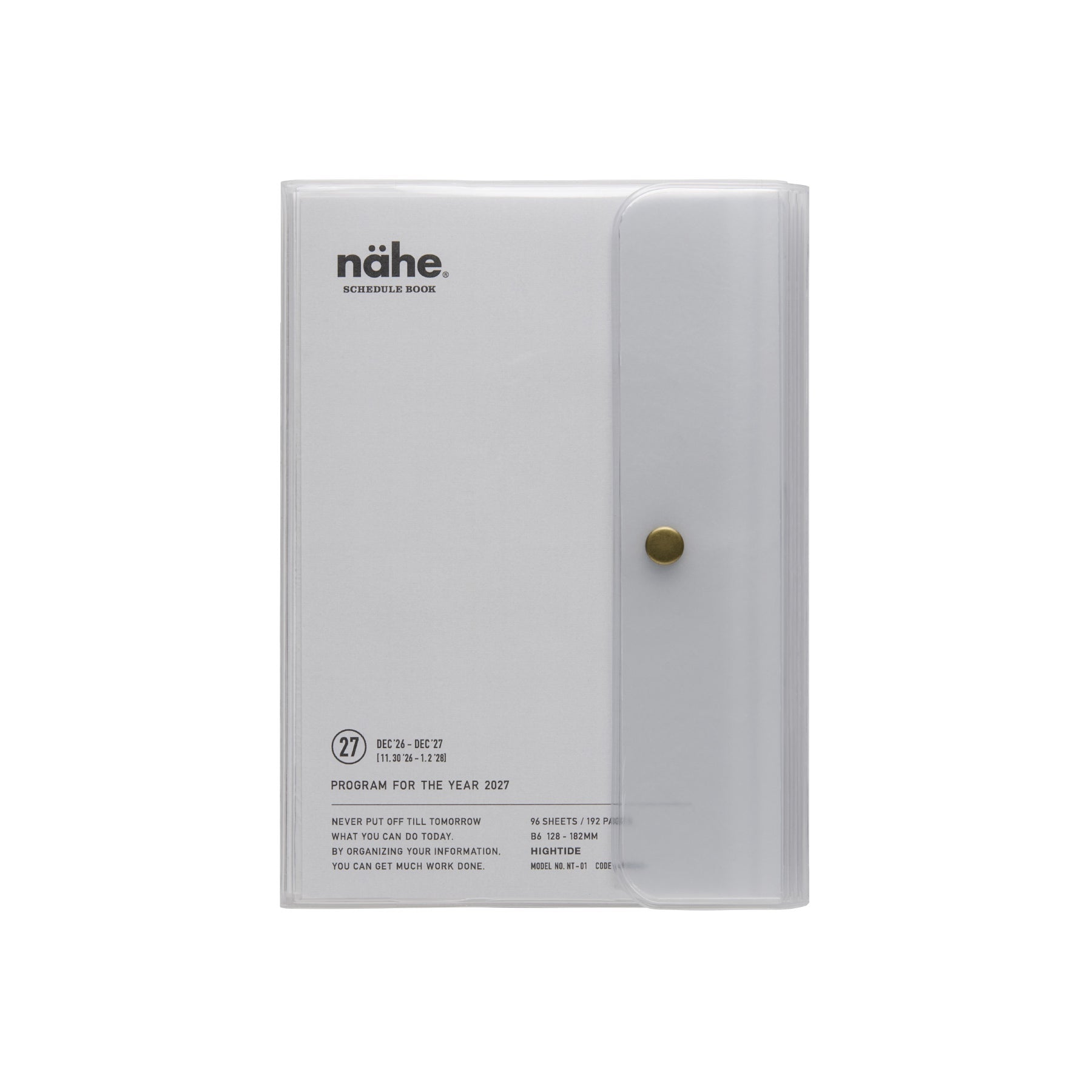 Hightide Weekly Planner Nähe - 2027 - B6 Free (Coming Soon)