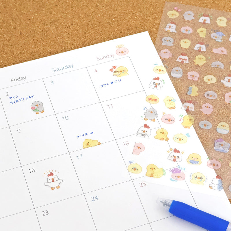 Mind Wave Sticker Sheet - Mood Icon - Chick