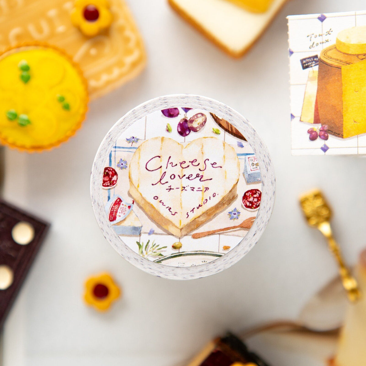 OURS Sticker Memo Roll - Cheese Lover (Pre-Order Starts Sept 17 at 11am EDT; Shipping Starts late Oct)