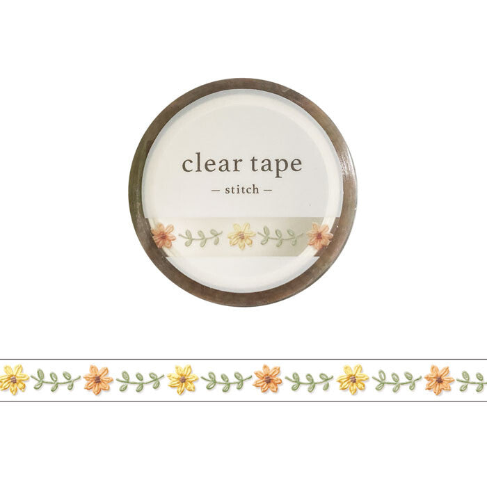 Mind Wave Clear Tape - Stitch Series - Hana (Flower) 2
