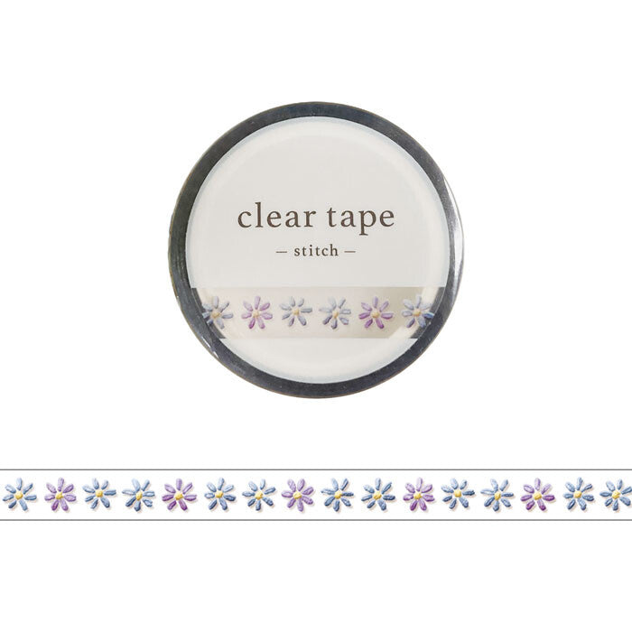Mind Wave Clear Tape - Stitch Series - Hana (Flower) 3