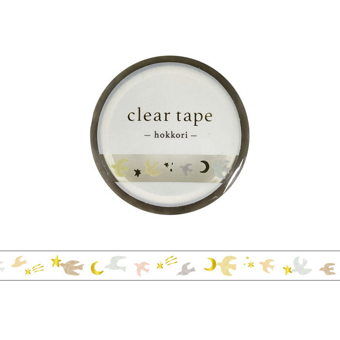 Mind Wave Clear Tape - Hokkori Series - Bird