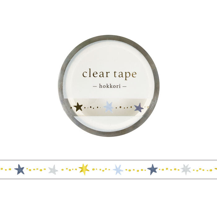 Mind Wave Clear Tape - Hokkori Series - Star