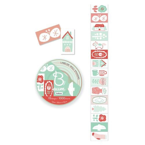 Beverly Baum Label Roll Stickers - Scandinavian (Coming Soon)