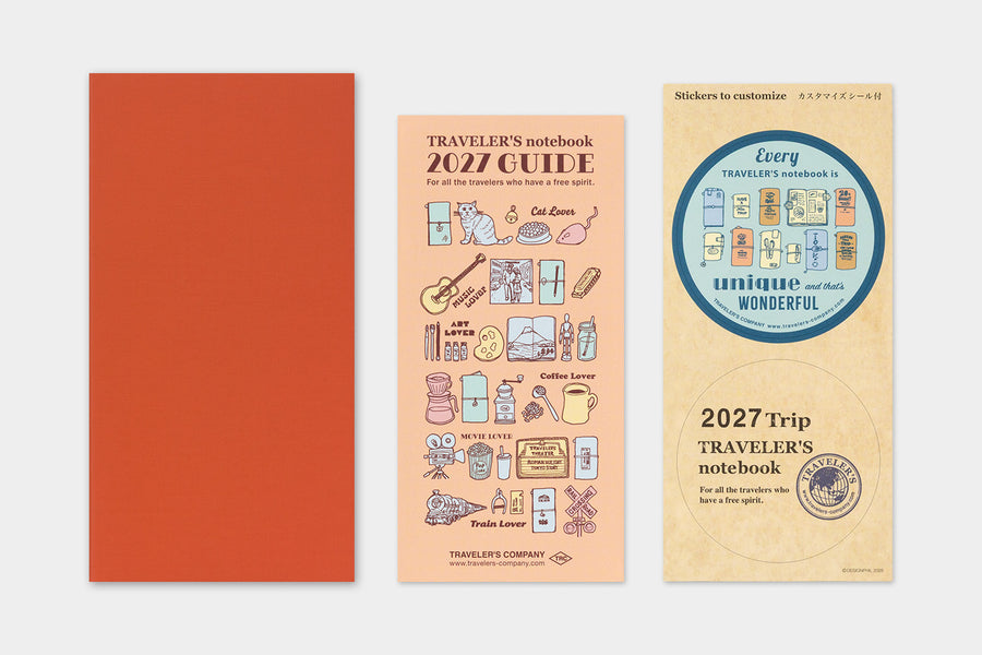TRAVELER'S Notebook Regular Size 2027 Monthly