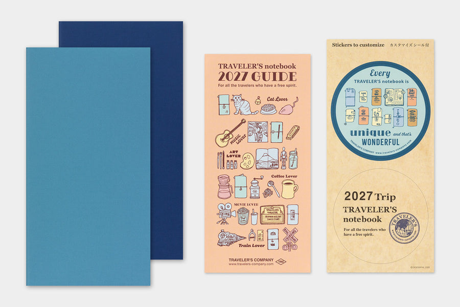 TRAVELER'S Notebook Regular Size 2027 Weekly + Memo