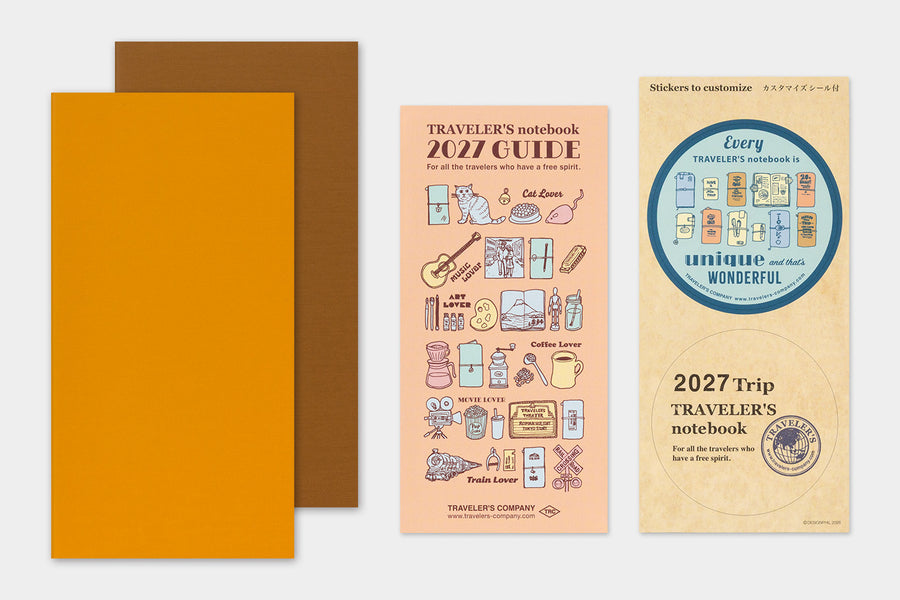TRAVELER'S Notebook Regular Size 2027 Weekly Vertical