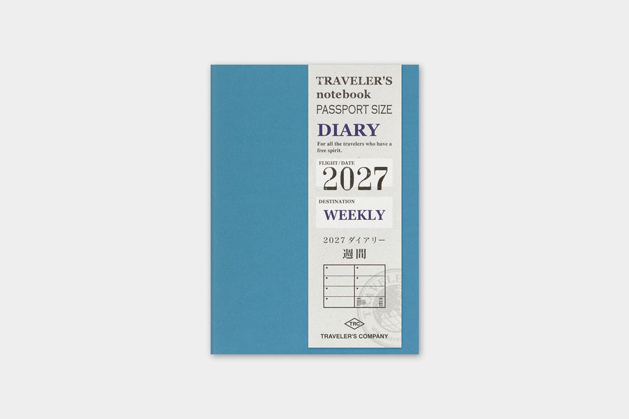TRAVELER'S Notebook Passport Size 2027 Weekly