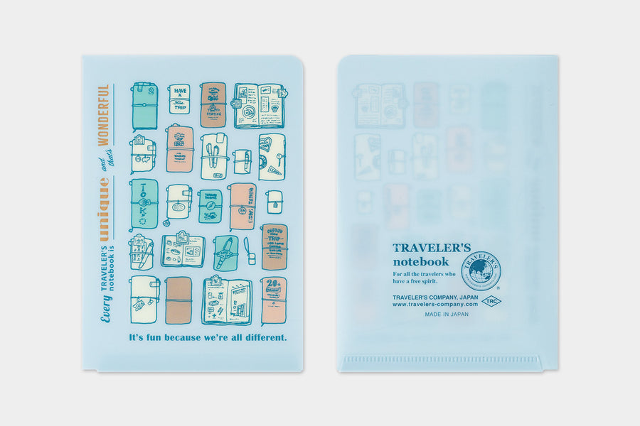 TRAVELER'S Notebook Passport Size Clear Folder 2027