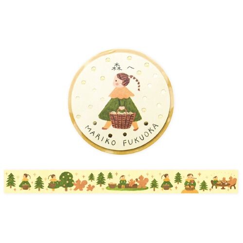 Cozyca - Mariko Fukuoka Foil Stamping Washi Tape (Coming Soon)