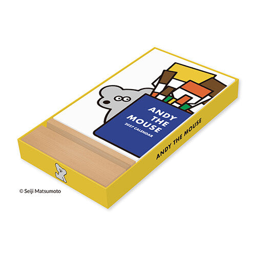 Shinnippon x Seiji Matsumoto 2027 - Andy the Mouse Desktop Monthly Calendar (Coming Soon)