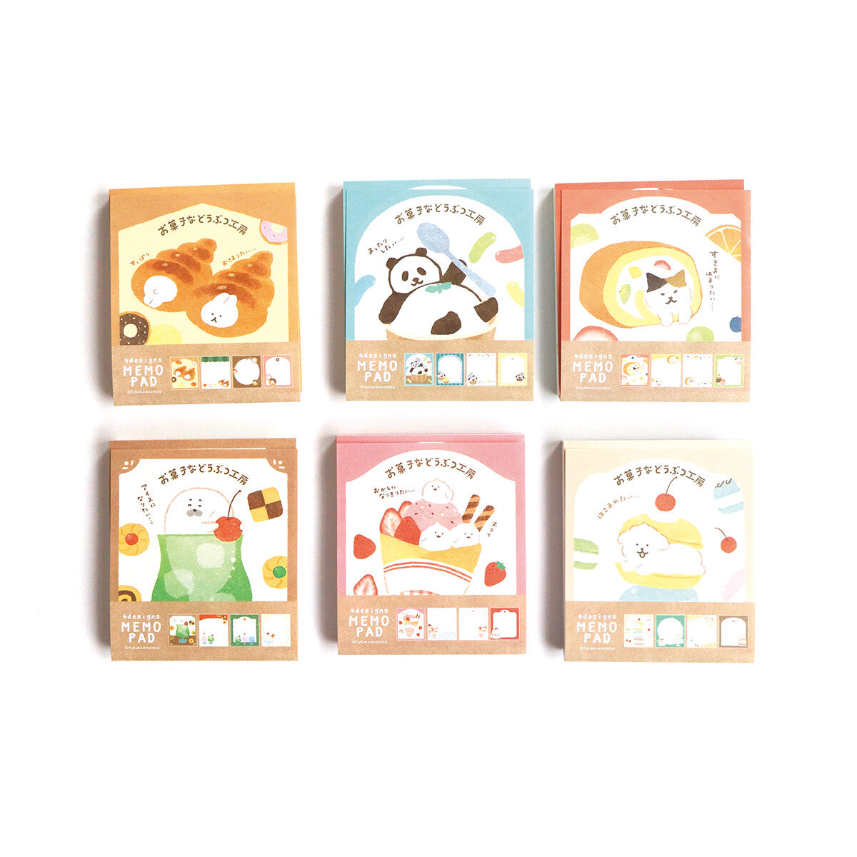 Furukawa Paper Memo Pad - Sweets Animal Workshop - Vol. 3 (Coming Soon)