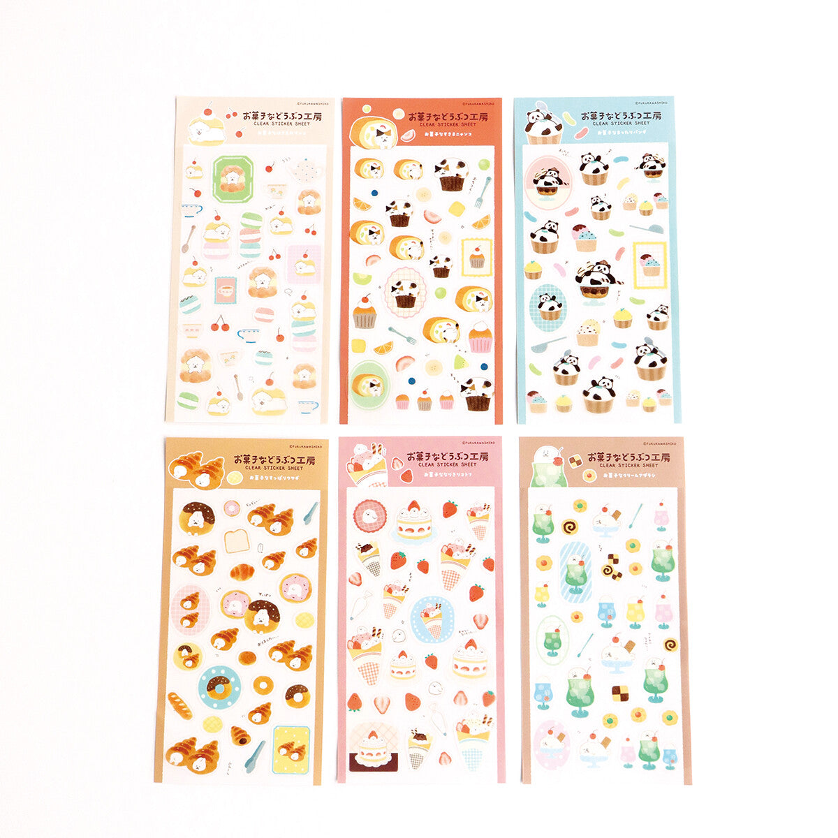 Furukawa Paper Sticker Sheet - Sweets Animal Workshop - Vol. 3 (Coming Soon)