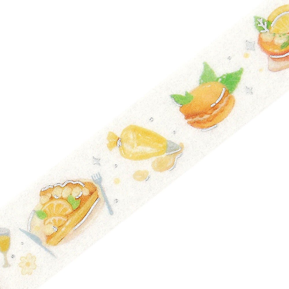 BGM Washi Tape - Foil Stamping - Tokimeki Flavor - Lemon