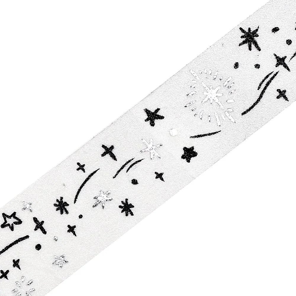 BGM Washi Tape - Foil Stamping Life - Monotone Starry Sky