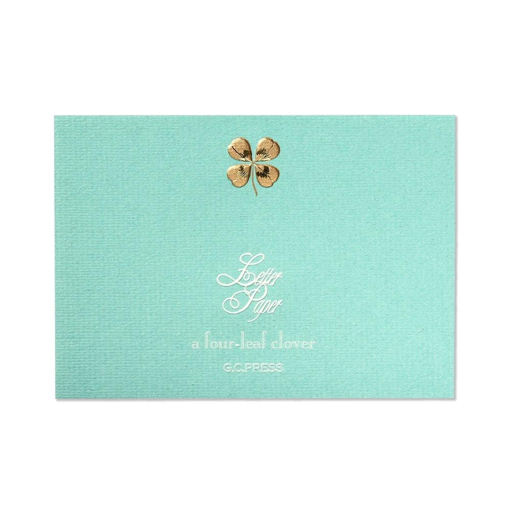 G.C. Press Letter Paper - Four-Leaf Clover (In Store Only)