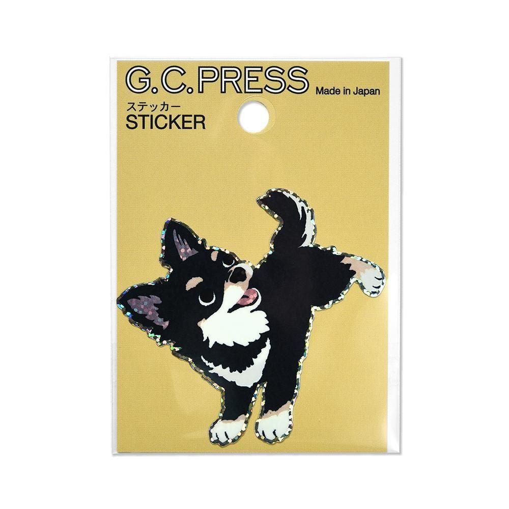 G.C. Press Die-cut Sticker - Chihuahua - Black