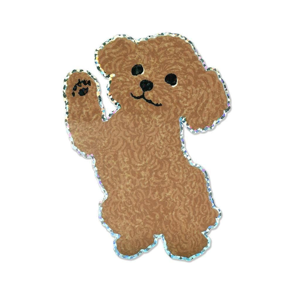 G.C. Press Die-cut Sticker - Toy Poodle - Brown