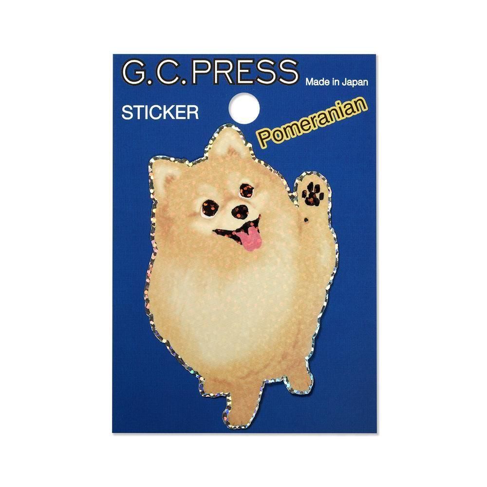 G.C. Press Die-cut Sticker - Pomeranian