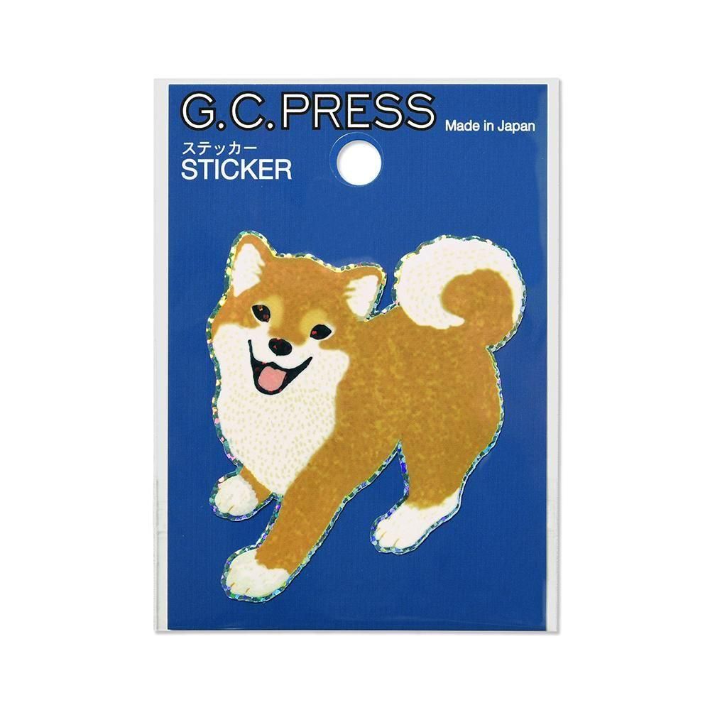 G.C. Press Die-cut Sticker - Shiba Inu
