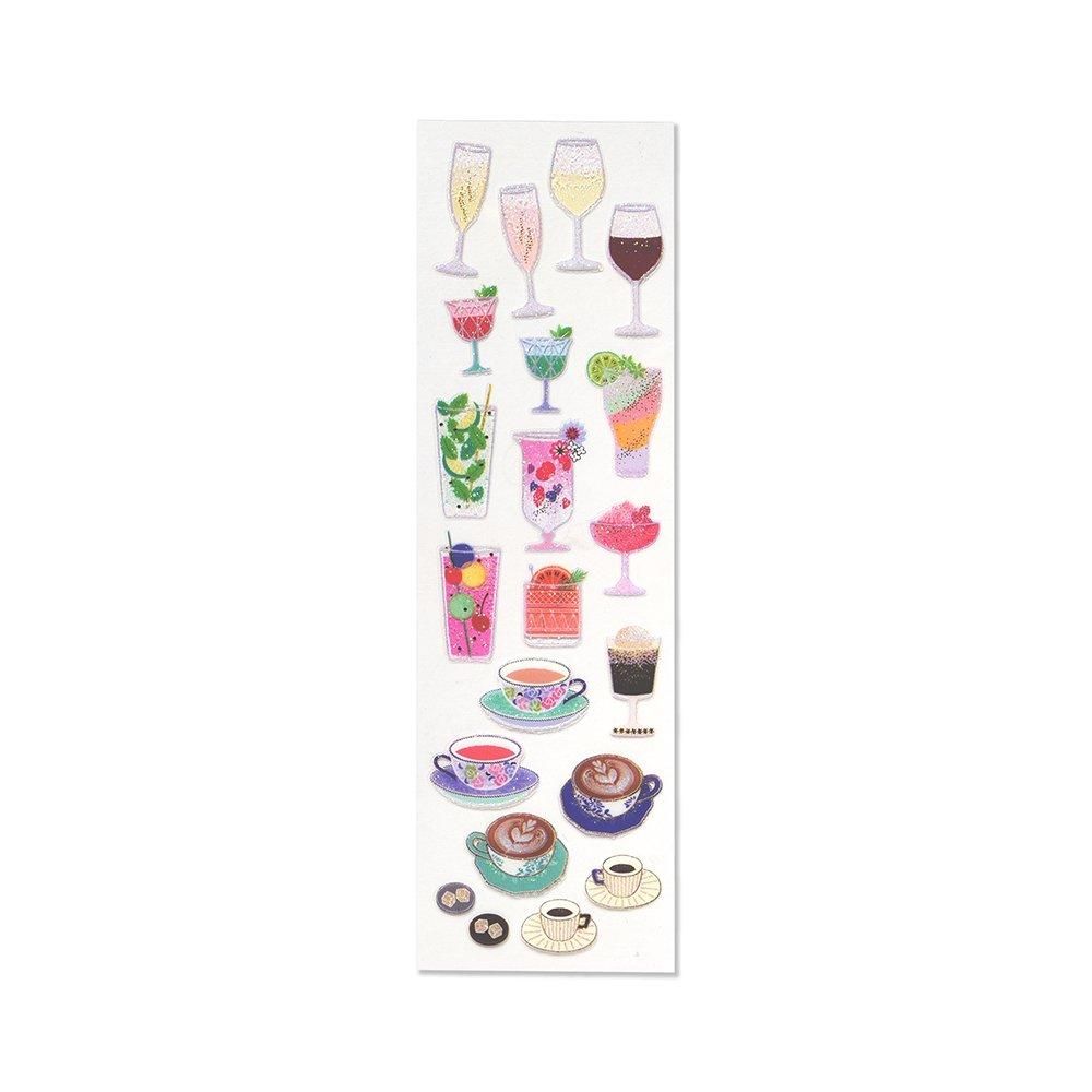 G.C. Press Foil Stamping Sticker Sheet - LIKE IT! - Drinks