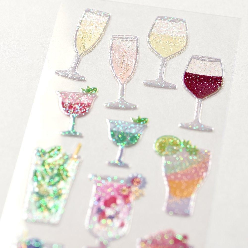 G.C. Press Foil Stamping Sticker Sheet - LIKE IT! - Drinks