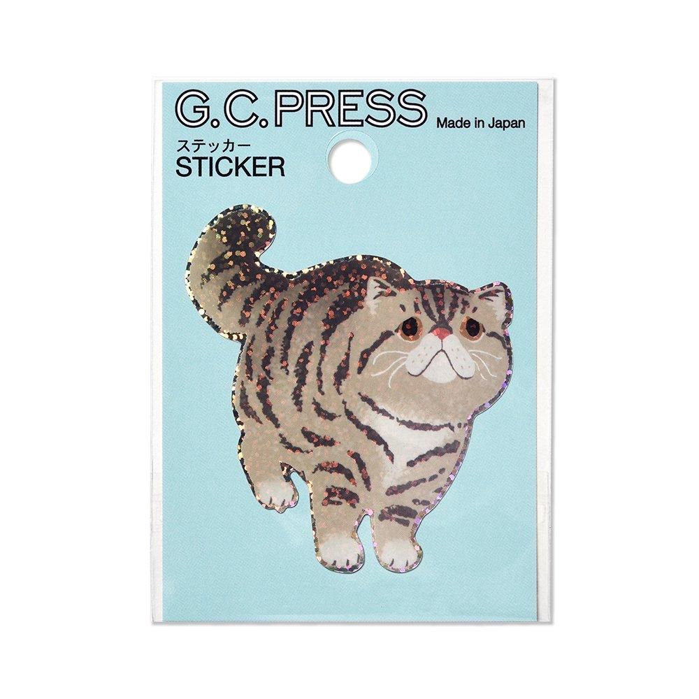 G.C. Press Die-cut Sticker - Exotic Shorthair