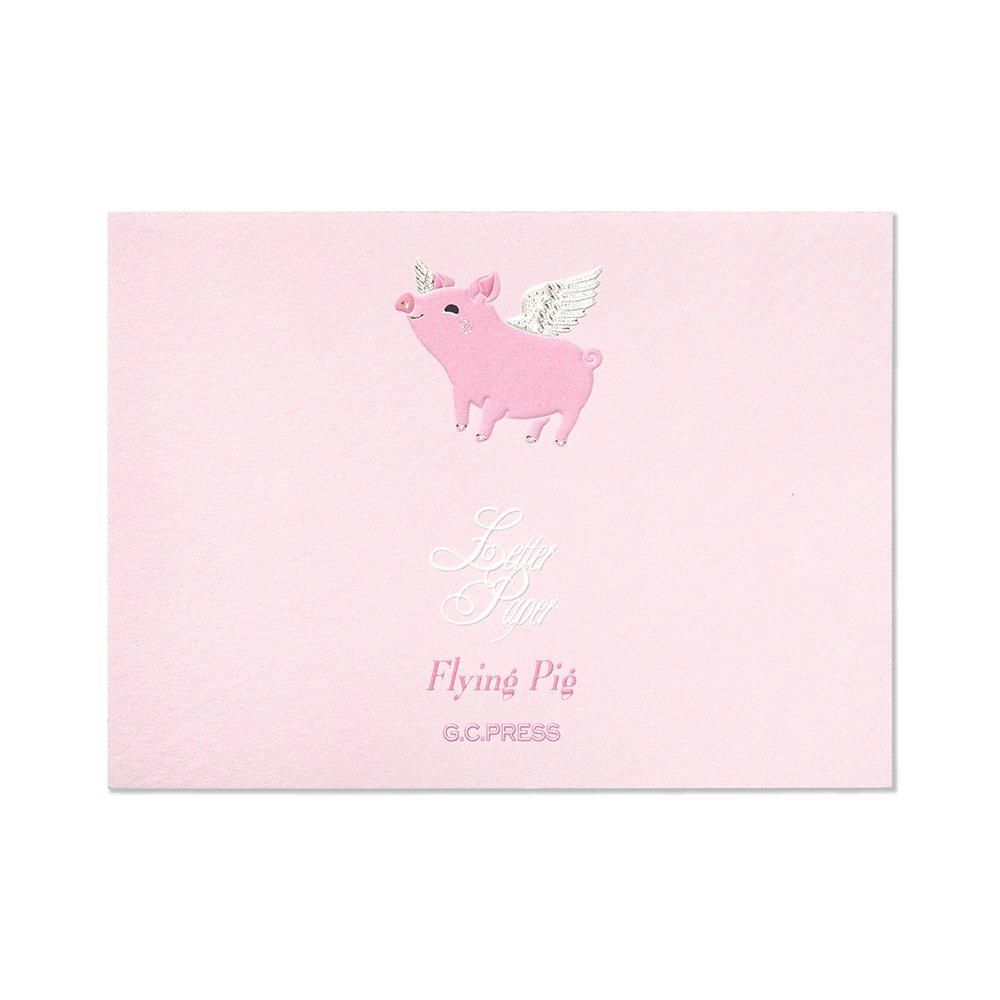 G.C. Press Letter Paper - Flying Pig (In Store Only)