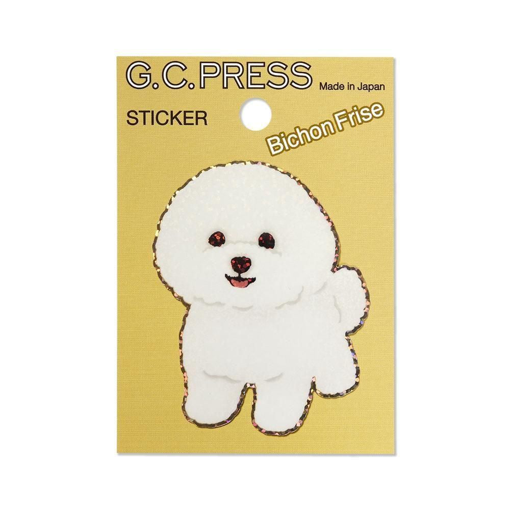 G.C. Press Die-cut Sticker - Bichon Frise