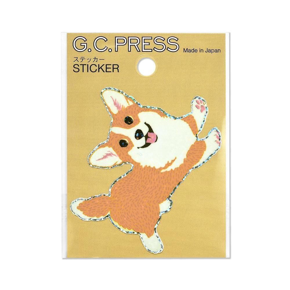 G.C. Press Die-cut Sticker - Welsh Corgi